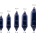 High-Quality Long Fender / navy blue